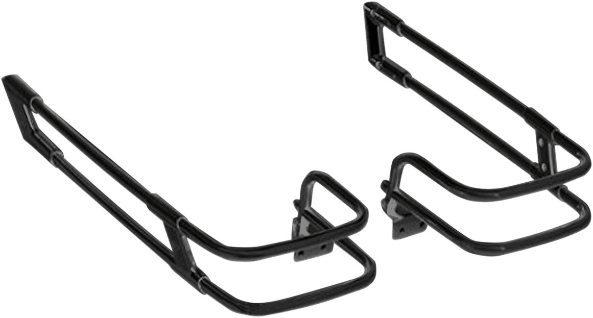 DRAG SPECIALTIES 3501-1246 Saddlebag Guard Rails - Black - FL '14-'24