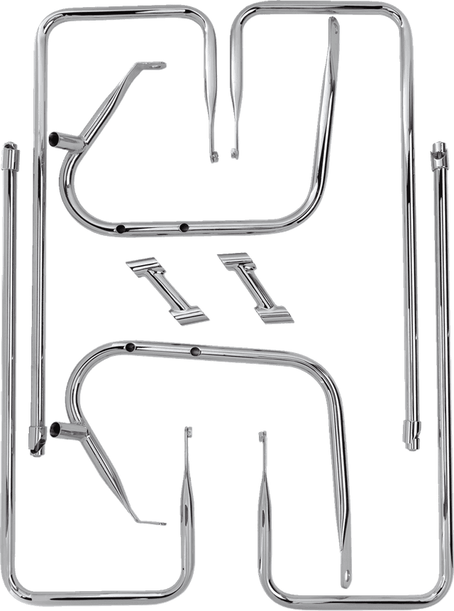DRAG SPECIALTIES 3501-1247 Saddlebag Rail - Chrome - FL '09-'13 — image 1 of 2