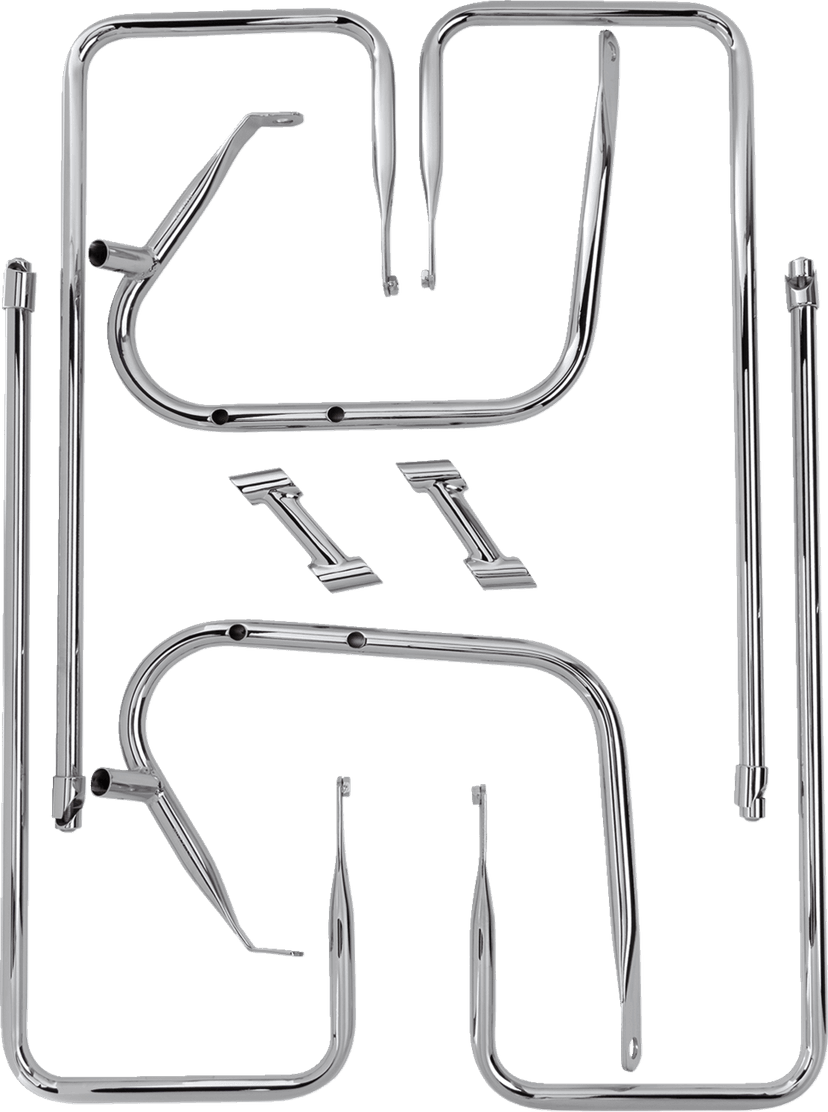 DRAG SPECIALTIES 3501-1247 Saddlebag Rail - Chrome - FL '09-'13 — image 1 of 2