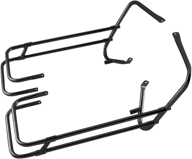 DRAG SPECIALTIES 3501-1250 Saddlebag Rail - Black - FL '97-'08 — image 2 of 2