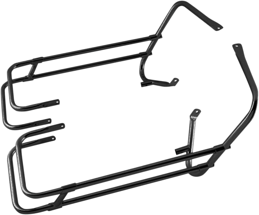 DRAG SPECIALTIES 3501-1250 Saddlebag Rail - Black - FL '97-'08 — image 2 of 2