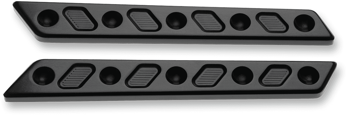 JOKER MACHINE 3501-1257 Saddlebag Latch Inserts - Black