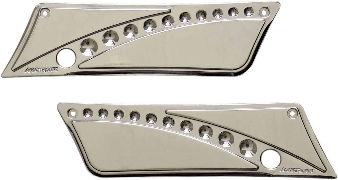 ACCUTRONIX 3501-1273 Latch Cover - Drilled Chrome - FL '93-'13