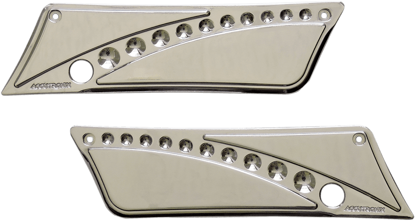 ACCUTRONIX 3501-1273 Latch Cover - Drilled Chrome - FL '93-'13