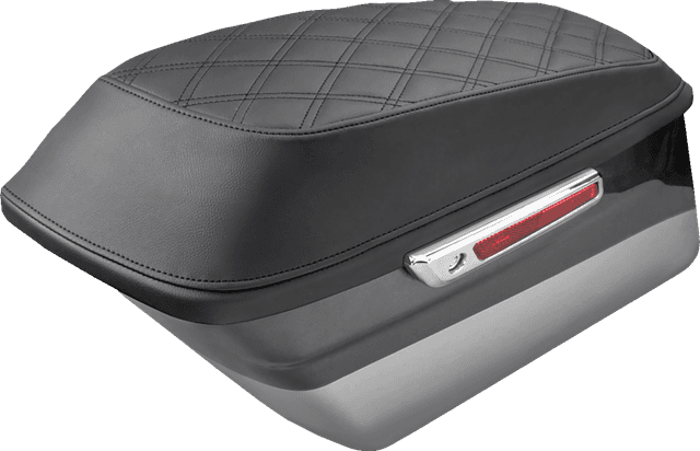 SADDLEMEN 3501-1350 Saddlebag Covers - Lattice Stitch - FL '14-'23 — image 4 of 4