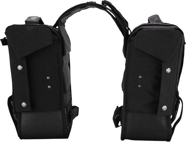 BURLY BRAND 3501-1419 Throw-Over Saddlebag - Black — image 4 of 4