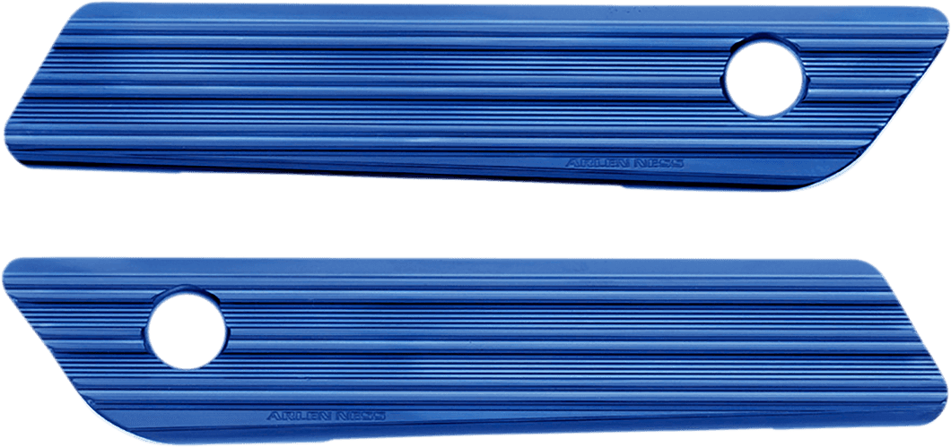 ARLEN NESS 3501-1635 Saddlebag Latch Covers - Blue