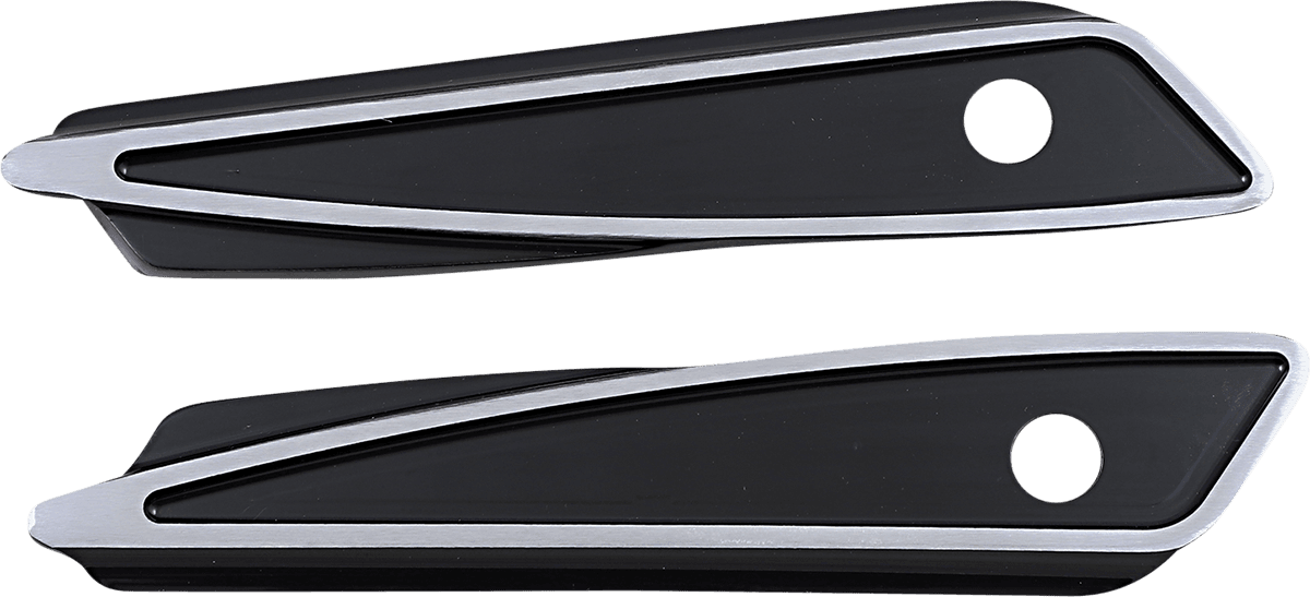 COVINGTONS 3501-1806 Saddlebag Hinge Cover - Ripper - Black