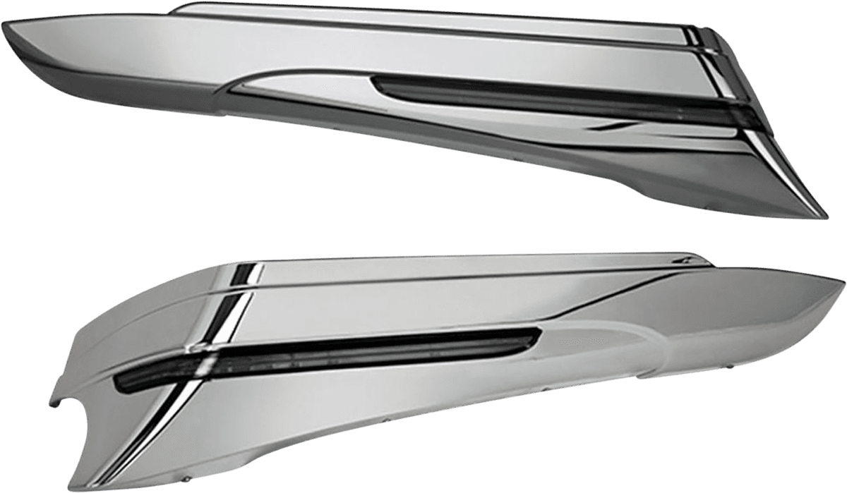 CIRO 3501-1862 Saddlebag Extensions - Chrome - FLT/FLH '14-'24