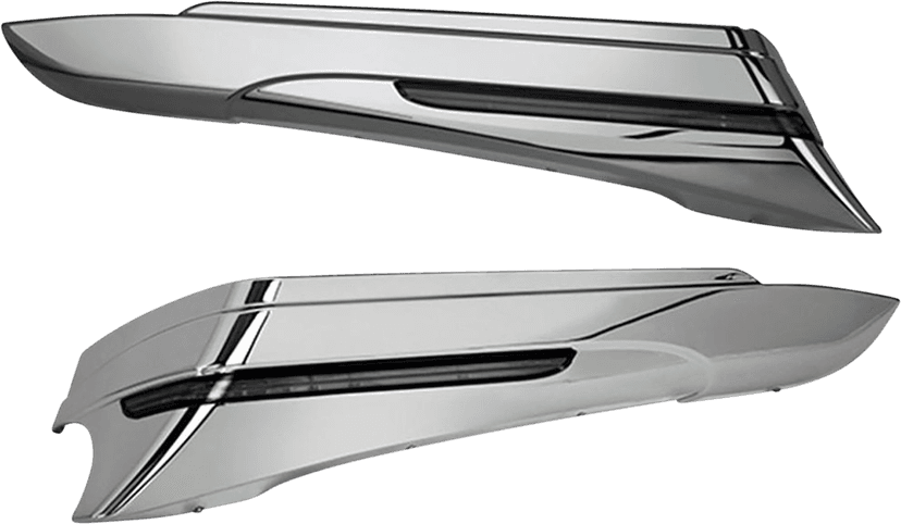 CIRO 3501-1862 Saddlebag Extensions - Chrome - FLT/FLH '14-'24 — image 1 of 2
