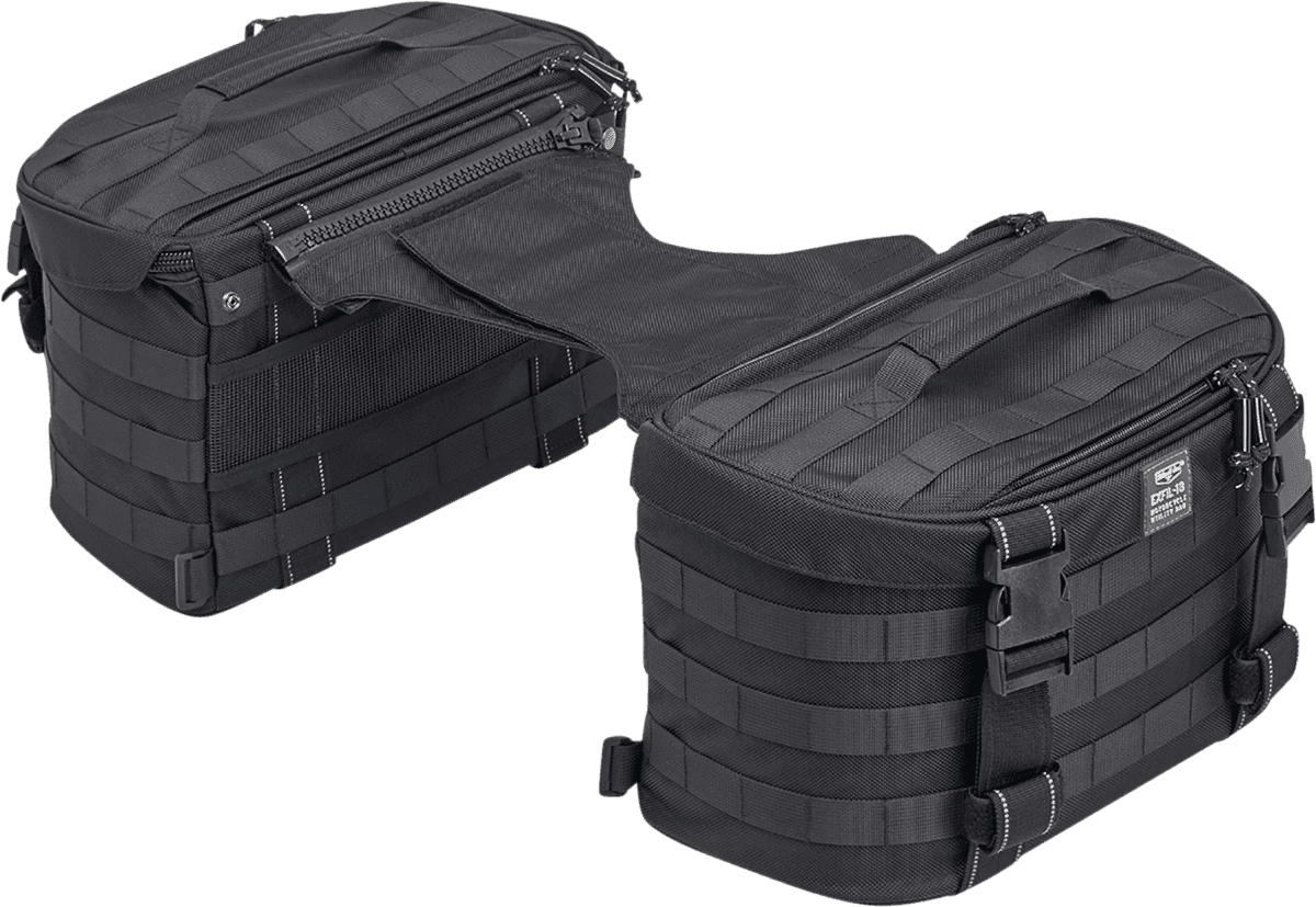 BILTWELL 3501-1866 EXFIL-18 Saddlebags - Black