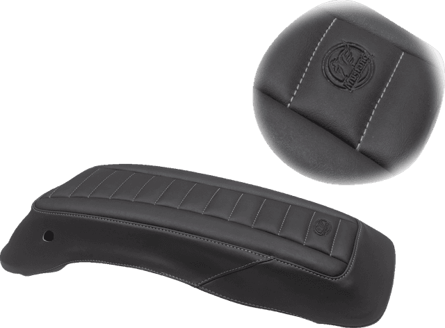 MUSTANG 3501-1907 Saddlebag Lid Covers - Black/Gunmetal Gray - FL '14-'24