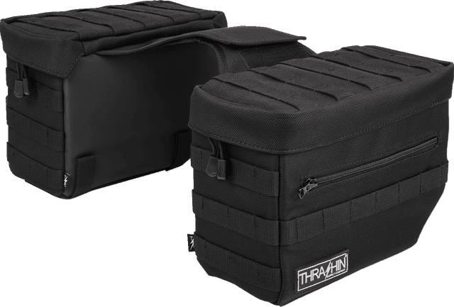 THRASHIN SUPPLY CO. 3501-1960 Essential Saddlebags - Black — image 7 of 16
