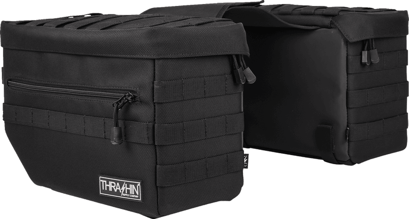 THRASHIN SUPPLY CO. 3501-1961 Escape Saddlebags - Black — image 4 of 16