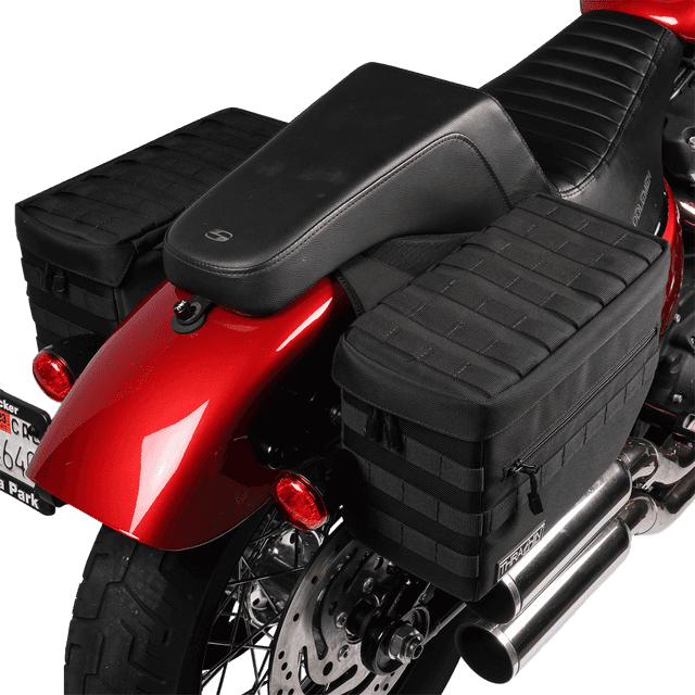 THRASHIN SUPPLY CO. 3501-1961 Escape Saddlebags - Black — image 9 of 16