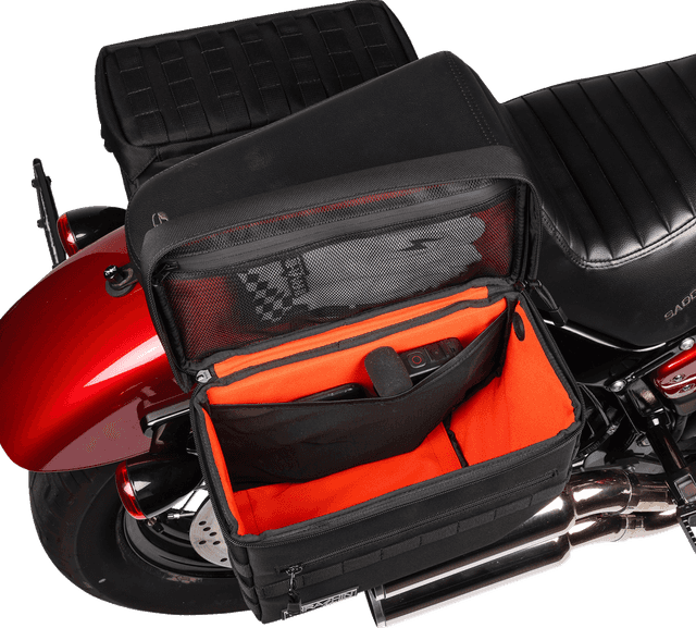 THRASHIN SUPPLY CO. 3501-1961 Escape Saddlebags - Black — image 15 of 16