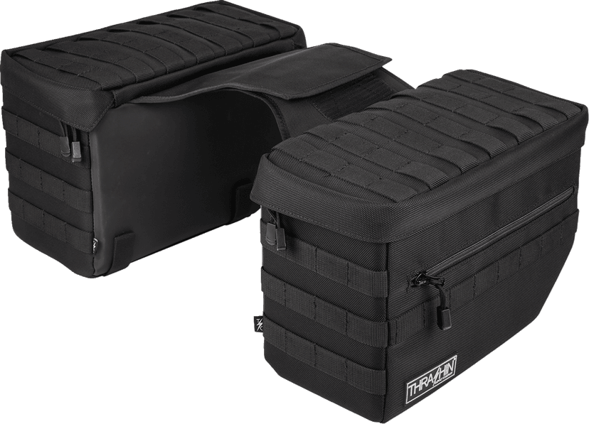 THRASHIN SUPPLY CO. 3501-1961 Escape Saddlebags - Black — image 3 of 16