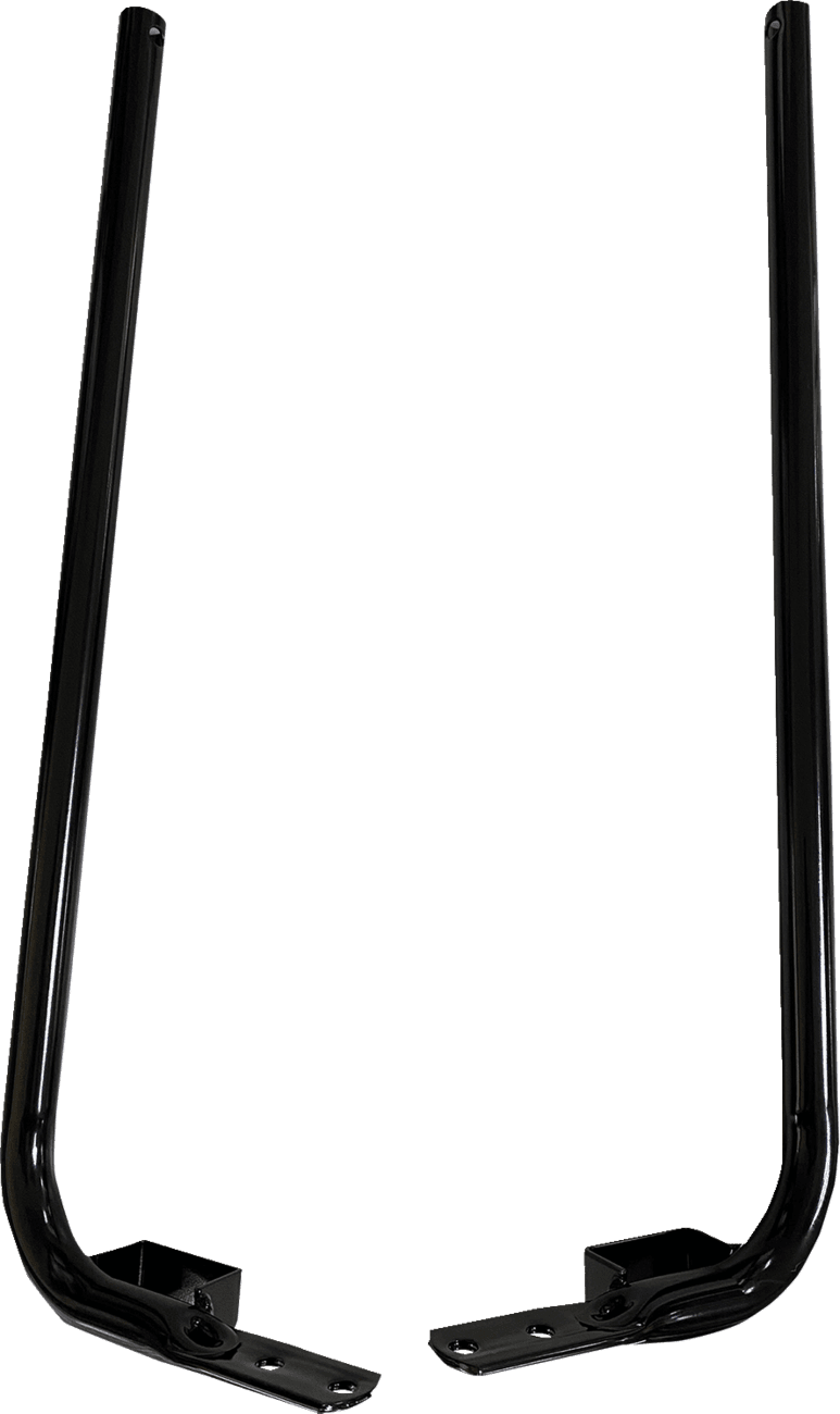 DRAG SPECIALTIES 3501-1973 Saddlebag Support Brackets - Black - FL '97-'08