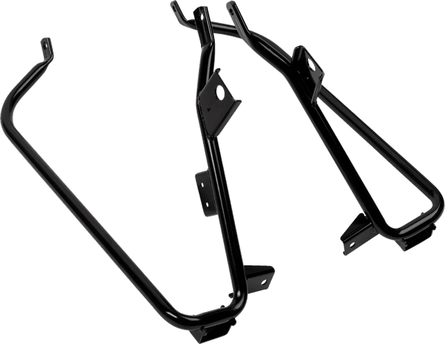 DRAG SPECIALTIES 3501-1975 Saddlebag Support Brackets - Black - FL '09-'10