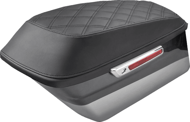 SADDLEMEN 3501-2003 Saddlebag Covers - Lattice Stitch - FL '93-'13 — image 3 of 3