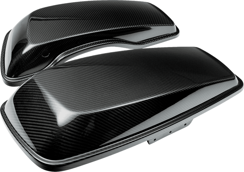 SLYFOX 3501-2123 Saddlebag Lids - Carbon Gloss - FL '14-'23 — image 1 of 2