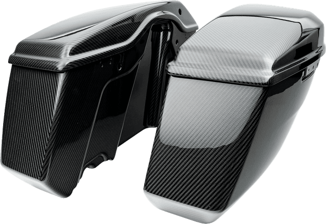 SLYFOX 3501-2125 Saddlebag Bottoms - Carbon Gloss - FL '24-'25 — image 2 of 3
