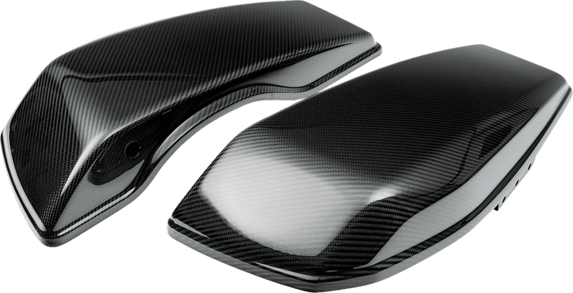 SLYFOX 3501-2127 Saddlebag Lids - Carbon Gloss - FL '24-'25 — image 1 of 3