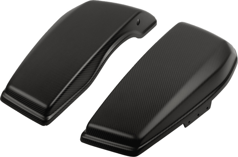 SLYFOX 3501-2128 Saddlebag Lids - Carbon Matte - FL '24-'25