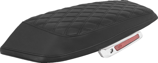 SADDLEMEN 3501-2310 Saddlebag Lid Covers - Lattice - Black Stitch - FLH/FLT '23-'25