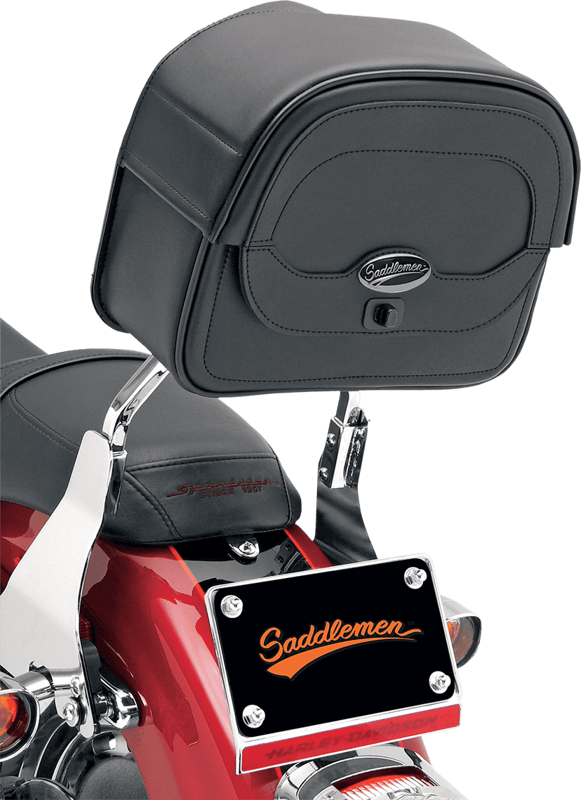 SADDLEMEN 3503-0049 Large Cruis'n™ Sissy Bar Bag - Black — image 3 of 4