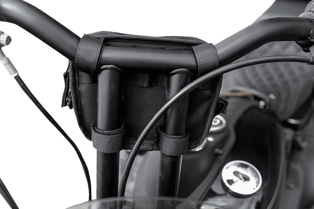 BURLY BRAND 3510-0098 Handlebar Bag - Black Cordura — image 2 of 2
