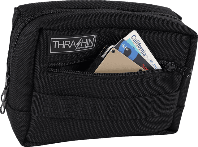 THRASHIN SUPPLY CO. 3510-0103 Handlebar Bag - Black — image 3 of 4