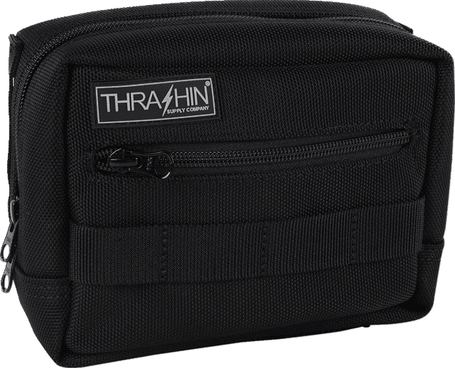 THRASHIN SUPPLY CO. 3510-0103 Handlebar Bag - Black — image 4 of 4