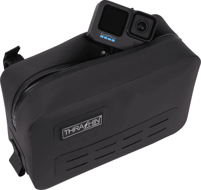 THRASHIN SUPPLY CO. 3510-0190 Handlebar Bag - Black - Waterproof — image 5 of 6