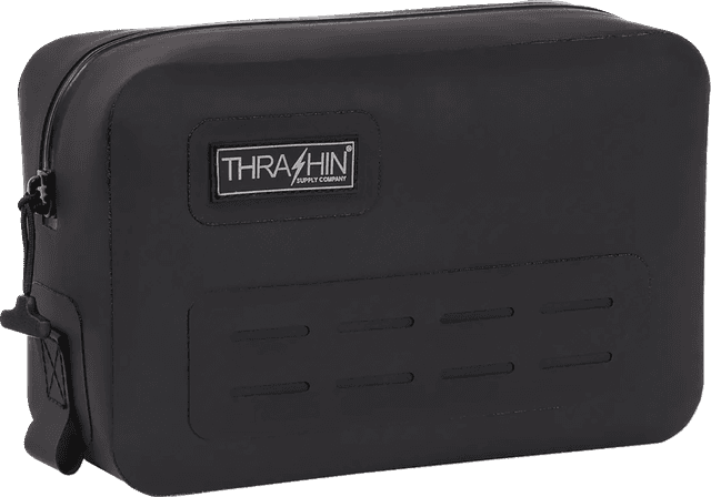 THRASHIN SUPPLY CO. 3510-0190 Handlebar Bag - Black - Waterproof — image 4 of 6