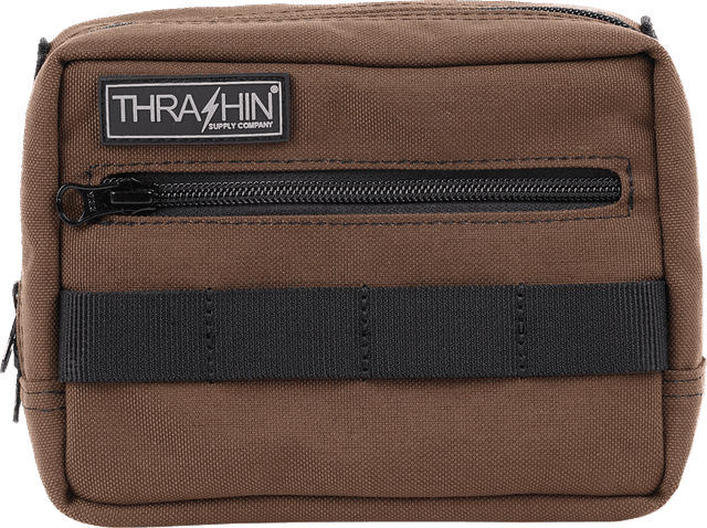 THRASHIN SUPPLY CO. 3510-0193 Handlebar Bag - Brown — image 5 of 5