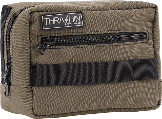 THRASHIN SUPPLY CO. 3510-0194 Handlebar Bag - Green — image 1 of 5