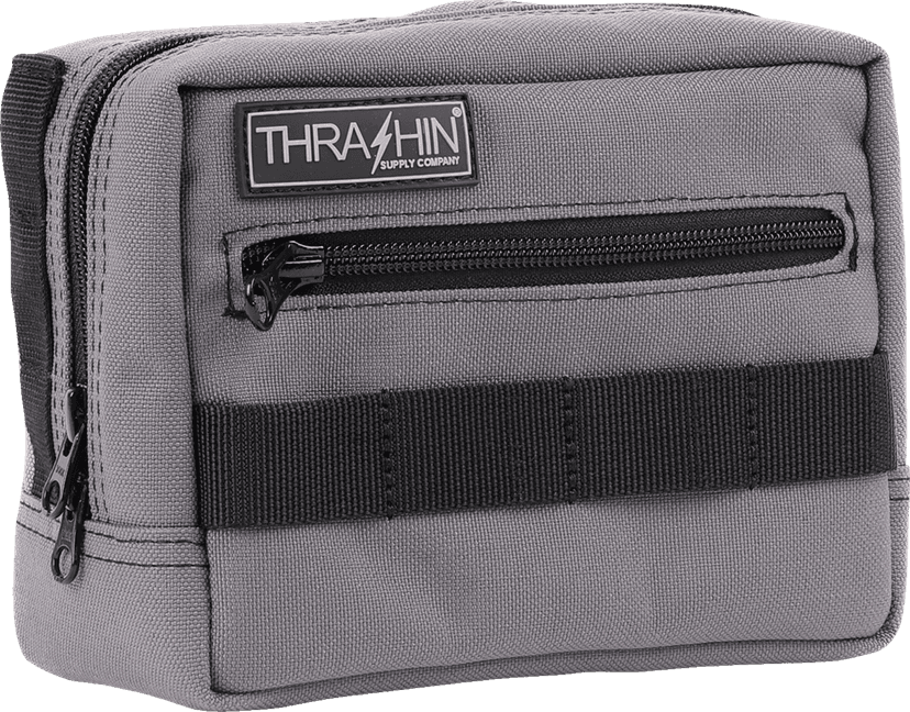 THRASHIN SUPPLY CO. 3510-0196 Handlebar Bag - Gray — image 1 of 5