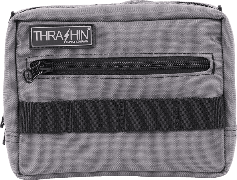 THRASHIN SUPPLY CO. 3510-0196 Handlebar Bag - Gray — image 3 of 5
