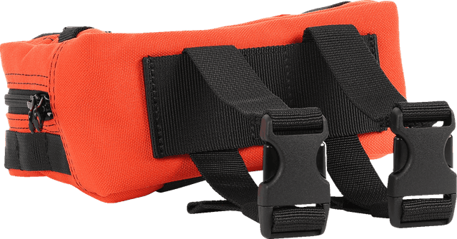 THRASHIN SUPPLY CO. 3510-0199 Handlebar Bag - Orange — image 5 of 6