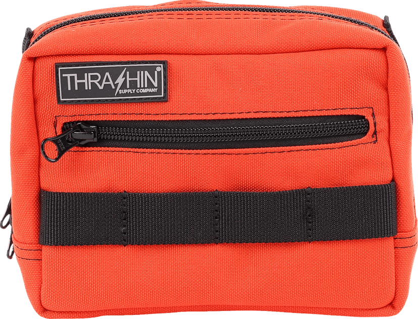 THRASHIN SUPPLY CO. 3510-0199 Handlebar Bag - Orange — image 3 of 6