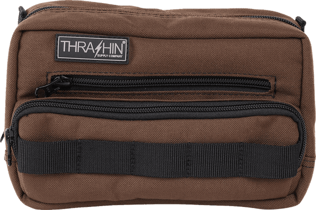 THRASHIN SUPPLY CO. 3510-0200 Handlebar Bag Plus - Brown — image 3 of 6
