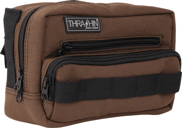 THRASHIN SUPPLY CO. 3510-0200 Handlebar Bag Plus - Brown — image 1 of 6