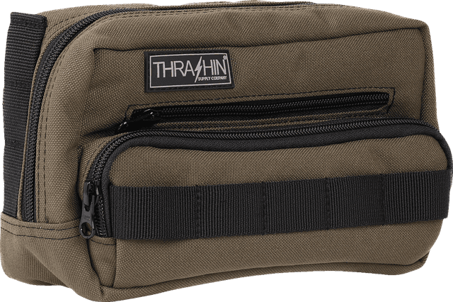 THRASHIN SUPPLY CO. 3510-0201 Handlebar Bag Plus - Green — image 1 of 6