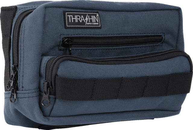 THRASHIN SUPPLY CO. 3510-0205 Handlebar Bag Plus - Blue — image 1 of 6