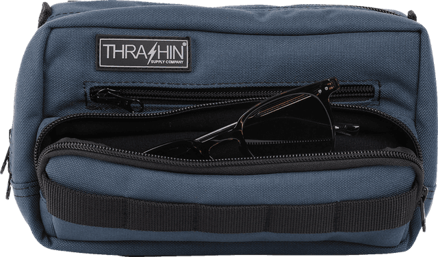 THRASHIN SUPPLY CO. 3510-0205 Handlebar Bag Plus - Blue — image 6 of 6