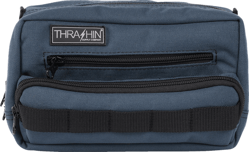 THRASHIN SUPPLY CO. 3510-0205 Handlebar Bag Plus - Blue — image 4 of 6