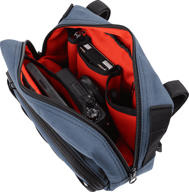 THRASHIN SUPPLY CO. 3510-0205 Handlebar Bag Plus - Blue — image 5 of 6