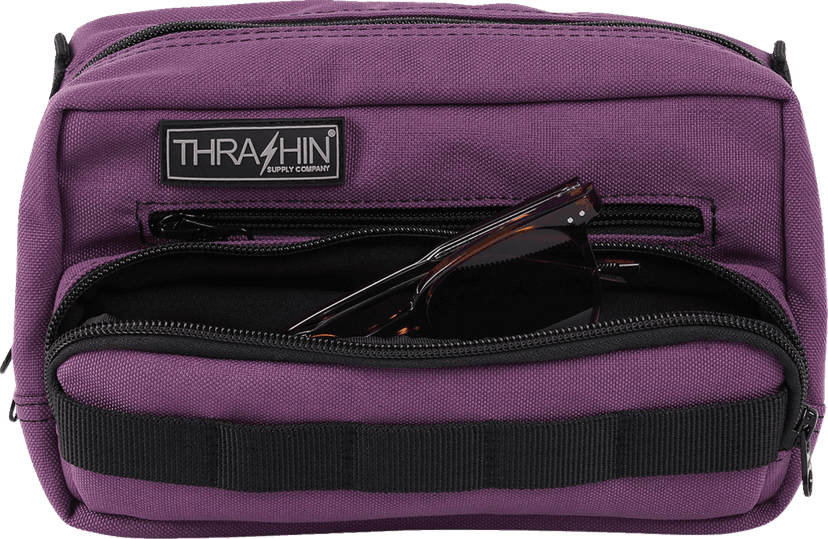 THRASHIN SUPPLY CO. 3510-0206 Handlebar Bag Plus - Purple — image 4 of 6
