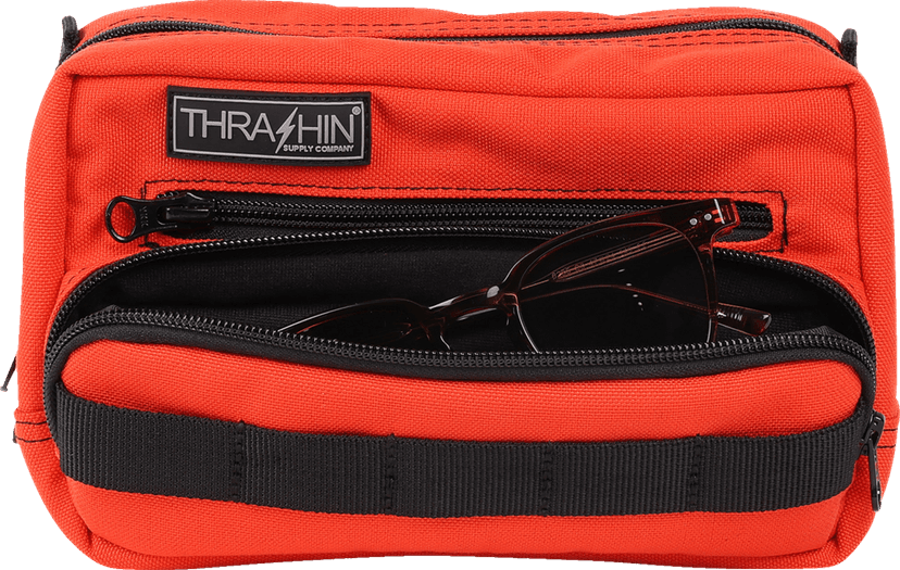 THRASHIN SUPPLY CO. 3510-0207 Handlebar Bag Plus - Orange — image 3 of 6
